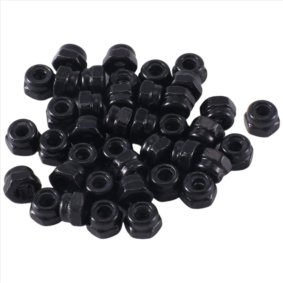 40Pcs Metal M2.5 Screw Nut For Trx4m 1/18 Rc Crawler Car Upgrade Parts Black 4851550121693