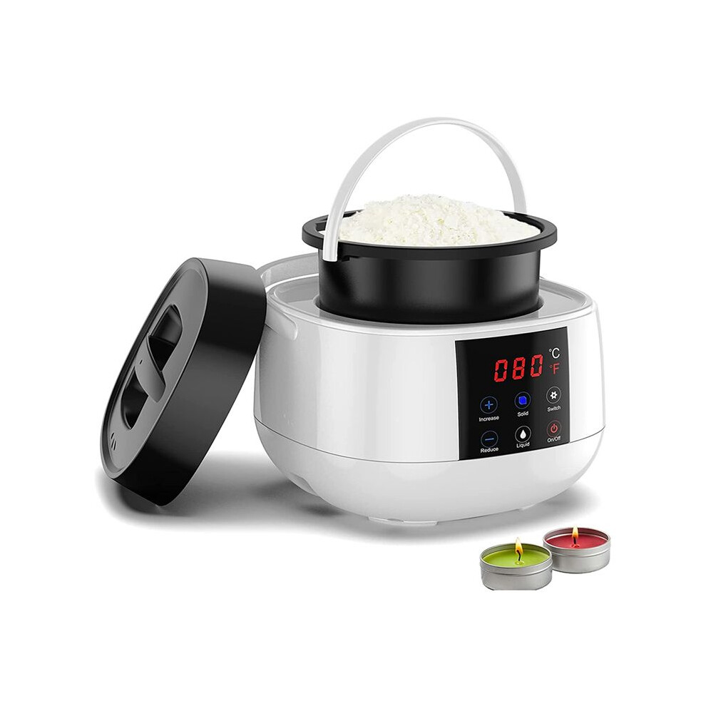 Candle Making Wax Melting Pot,Wax Melter For Making,Led Temperature Di 4851550121761