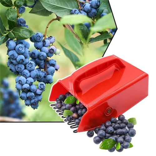 Berry Picker, Pickers and Rakes with Metallic Comb Ergonomic Handle fo 2