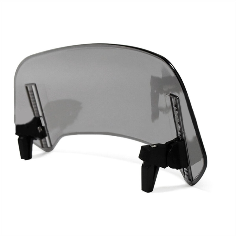 Motorcycle Windshield Extension Adjustable Spoiler Deflector For Grey 4851550133511