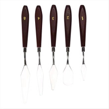 5-teiliges Ölmalset mit Messer, Spachtel, Palette und Acrylwerkzeugen für Farbmischungen