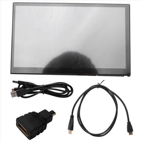 Tela LCD IPS de 7 polegadas com resolução de 1024x600 e ângulo de visão completo, placa de controle capacitiva. 2