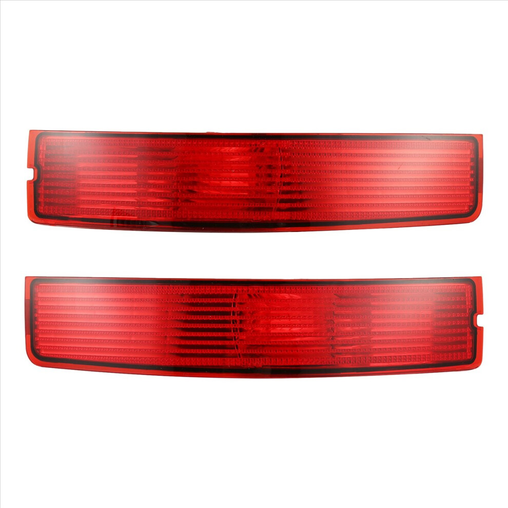2Pcs Rear Bumper For Xc90 2007-2014 Tail Reflector Fog Lamp With Light 4851550140083
