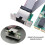Νέα κάρτα δικτύου Mini PCI-E 1000Mbps Gigabit Ethernet NIC Adapter RTL8 4