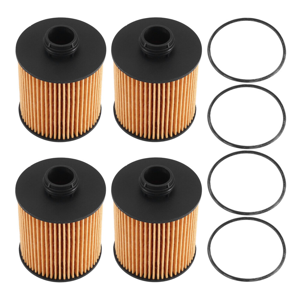 4Pcs Car Oil Filter For- 3008 408 308S 508 4008 5008 For C4 C5 1.6T 20 4851550144517