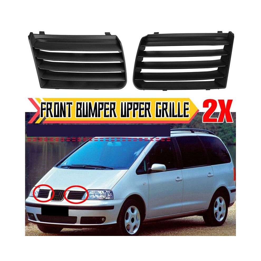 2Pcs L+R Front Upper Bumper Radiator Grille Trim 7M785365301c 7M785365 4851550150006