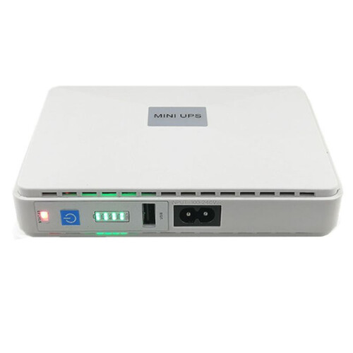 Mini UPS PoE 5V 9V 12V com bateria de 15V 24V 2