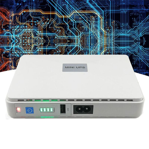 Mini UPS PoE 5V 9V 12V com bateria de 15V 24V 1