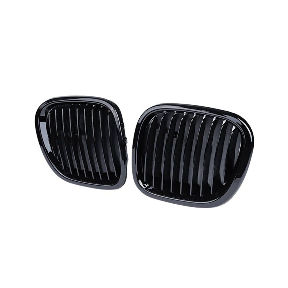 Car Glossy Front Hood Kidney Grill Mesh Sport Racing Grills For Black 4852430053967