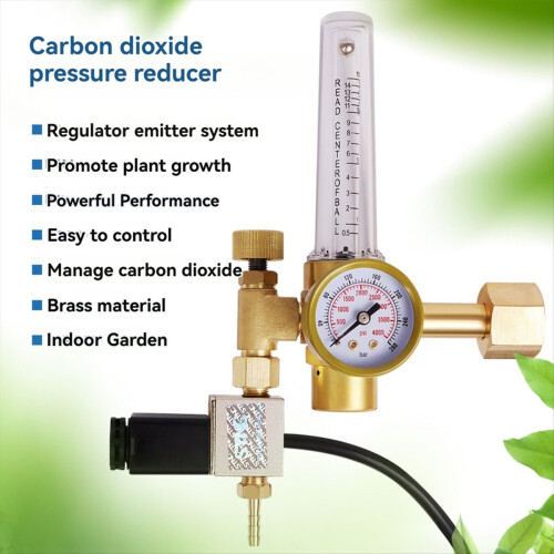 Kohlendioxidregler, Manometer, Durchflussmesser, Kohlendioxidregler C 2