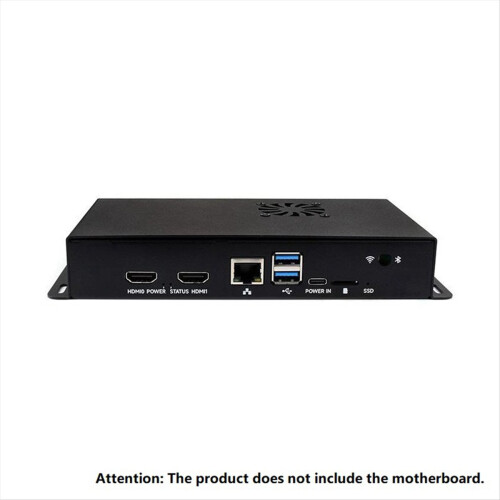 CM5 Metal Case for Compute Module 5 IO Board with Cooling Fan