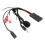 Universal Car Radio 3.5MM Audio AUX Input Bluetooth Microphone Cable f 2