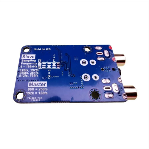 Μονάδα κάρτας λήψης ήχου HiFi DLHiFi I2S ADC WM8782S Master Slave 2
