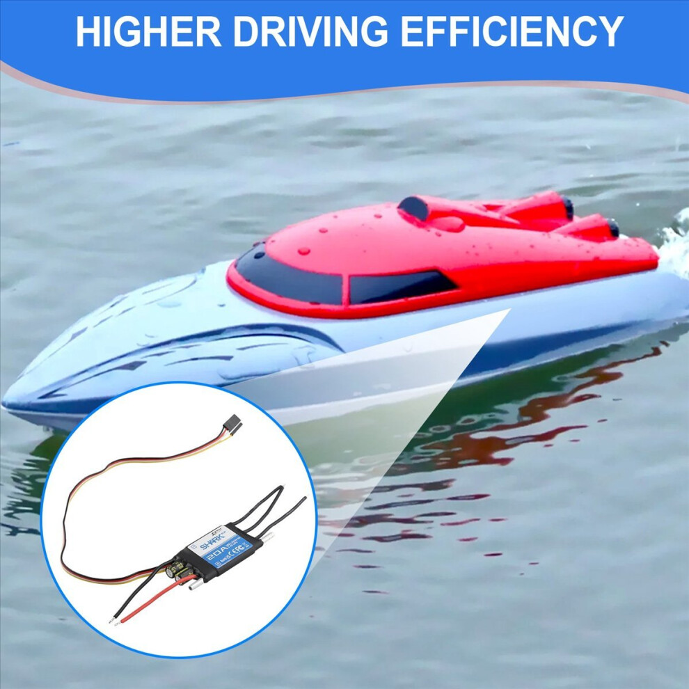 Contrôleur De Vitesse électronique Rond ESC 30A Sans Balais, 12 V 2 V A Double Sens Pour Bateau Telecommande Nonridingtoyveh Amz