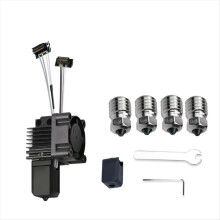 Voor P1P P1 3D-printer Hotend-kit met koelventilator V2.0 printkop Bi-M