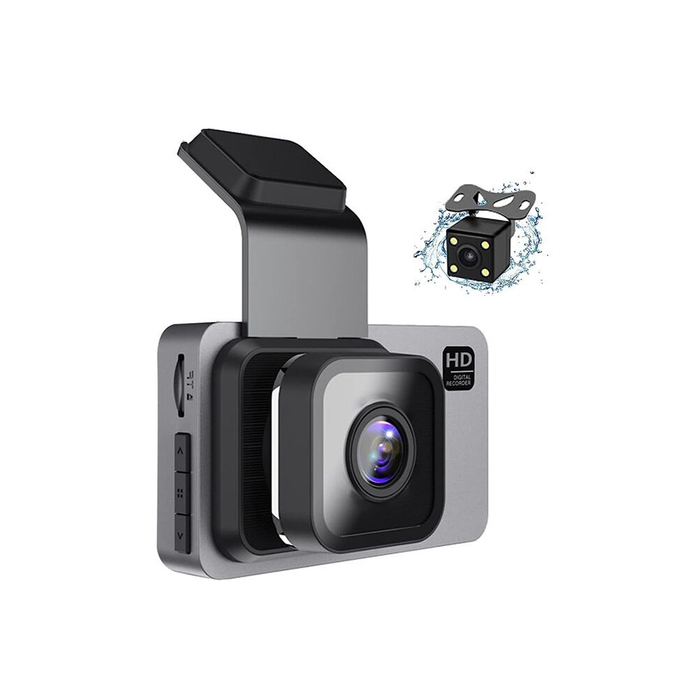 1080P Hd Car Dash Camera,Front And Rear Wifi Cam With 3Inch Ips Screen 4852430087832