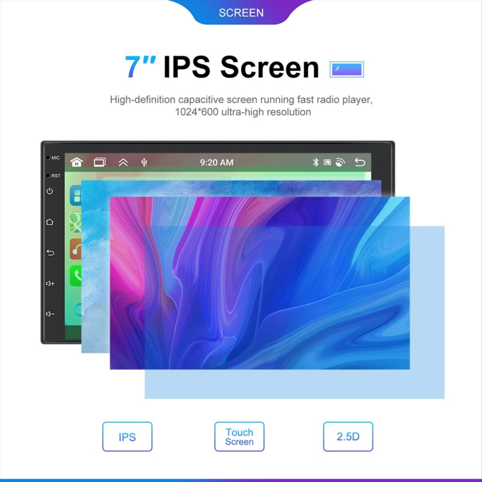 4G+64G 7In Android 13 2Din Car Stereo Wireless Carplay Auto Radio, Nav 4852430089010