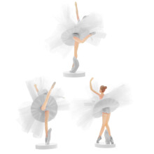 6 Sets Ballerina Cupcake Toppers Für Geburtstagskuchen
