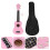 Ukulélé En Bois De 4 Cordes Portable Instrument De 4