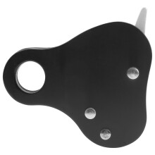 CAMNAL Outdoor Rock Climbing Rope Clamp Descender SelfBraking Device Black