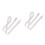 4 Pcs Double-Side Metal Cloth Zipper For Coat Replacement 4