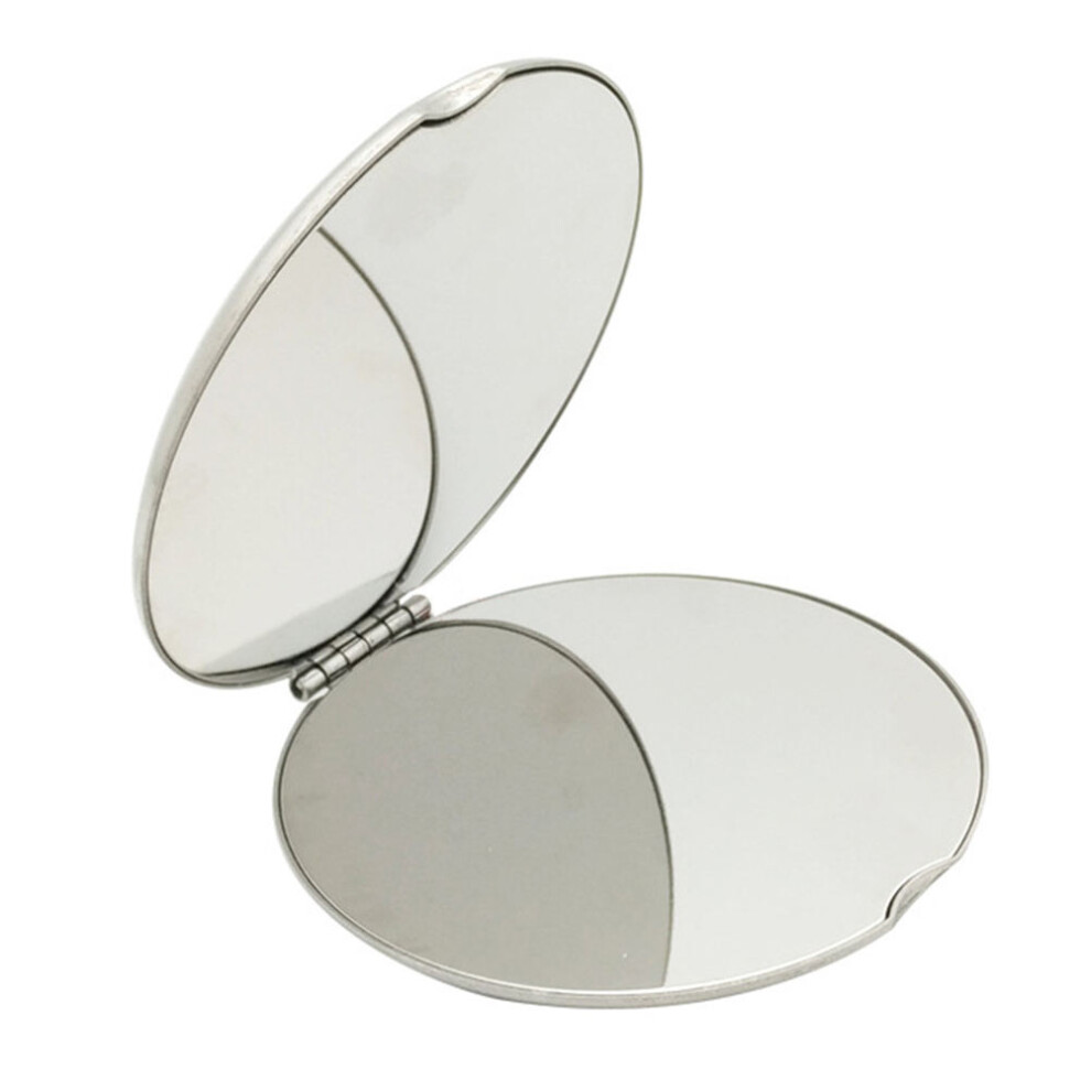 Iplusmile Silver 3 Pcs Portable Vanity Mirror Mini Makeup Mirror For Women