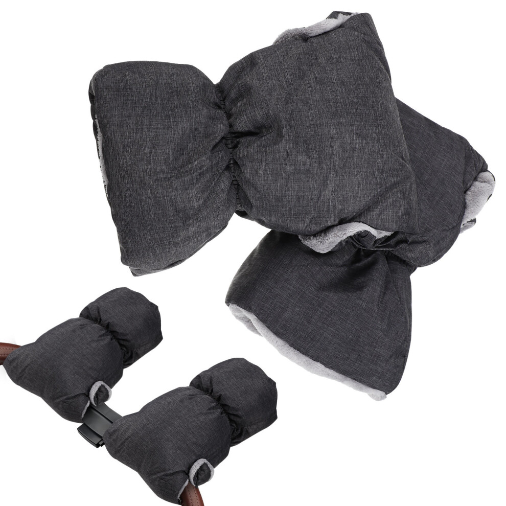 3 Pairs Stroller Gloves Universal Pram Hand Muffs Anti-Freeze Mittens Iplusmile