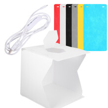 3 Sets Folding Light Box With 6 Backdrops For Jewelry And Toys