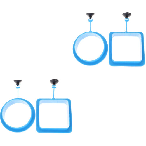 4 Pcs Floating Fish Feeding Rings For Fish Tank 2