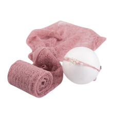 1 Set Baby Wrap Cloth Newborn Photography Outfit 15x5x0.08in