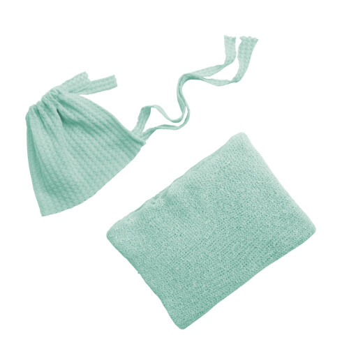 Set Fascia Elasticizzata, Cappellino E Coperta Per 2