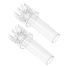 2Szt Skimmer Do Akwarium Filtr Oleju Plastikowy Transparentny