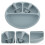 3 Utensílios Bebê Silicone Com Dividido 7