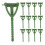 3Conjuntos Clips Plásticos T-Shape Broche DIY Para Buquê E Roupa 9