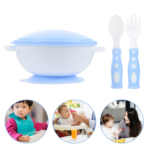 De Tigela Infantil Com Ventosa, E Colher 1