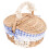 Cesta De Rattan Natural Com Tampa 8