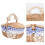 Cesta De Rattan Natural Com Tampa 2