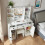 5 Drawer Makeup Desk Dresser &LED Mirror +Stool UK 3