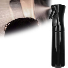 300ml Black Hair Spray Bottle Water Mist for Styling & Gardening