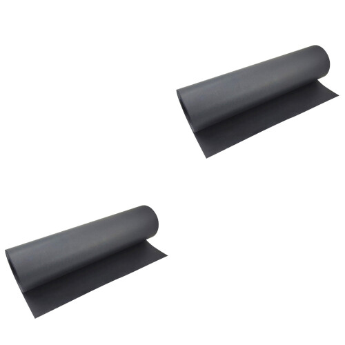 2 . Kraftpapier - Blumenverpackungsfolie Schwarz 2