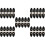 25 Paren Pu Leer Toggle Gespen Riemboutjes Jas Sluiting 7