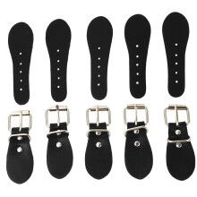 30 Paren PU Leren Toggle Gespen Riemboutjes Jas Sluiting