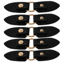 10 Paren Pu Leren Toggle Gespen Kledingriem Met Knopen Sluiting