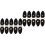 10 Paren Pu Leren Toggle Gespen Kledingriem Met Knopen Sluiting 5