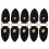 10 Paren Pu Leren Toggle Gespen Kledingriem Met Knopen Sluiting 2