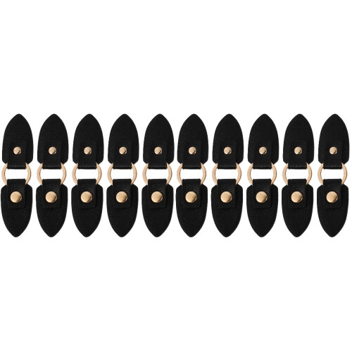 10 Paren Pu Leren Toggle Gespen Kledingriem Met Knopen Sluiting 2
