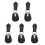 5 Paren Pu Leer Toggle Gespen Kledingriem Sluiting Accessoires 1