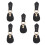 5 Paren Pu Leer Toggle Gespen Kledingriem Sluiting Accessoires 7