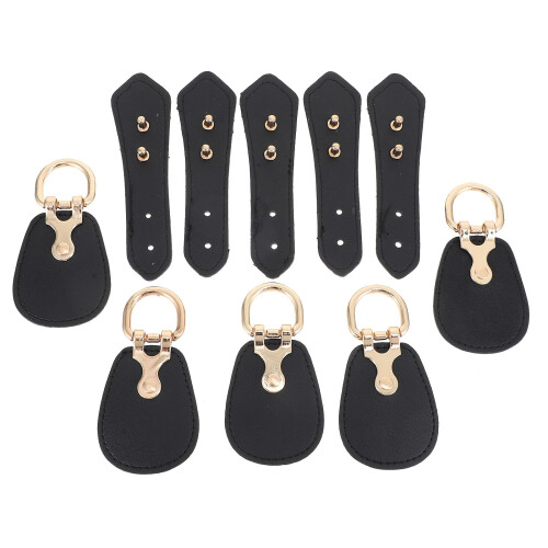 5 Paren Pu Leer Toggle Gespen Kledingriem Sluiting Accessoires 2
