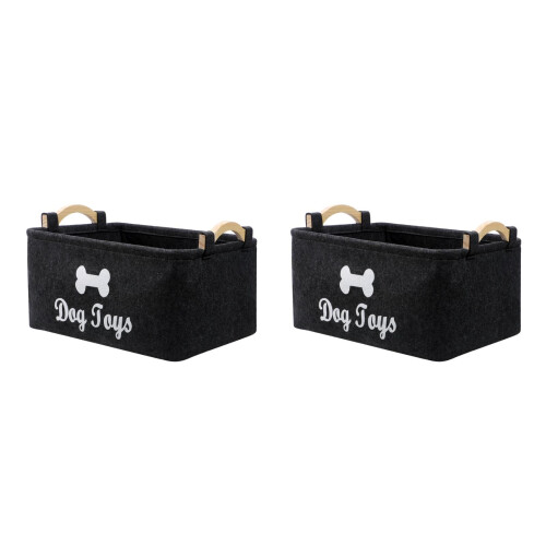 2Stk Pet Toy Und Accessory Storage Bin 1